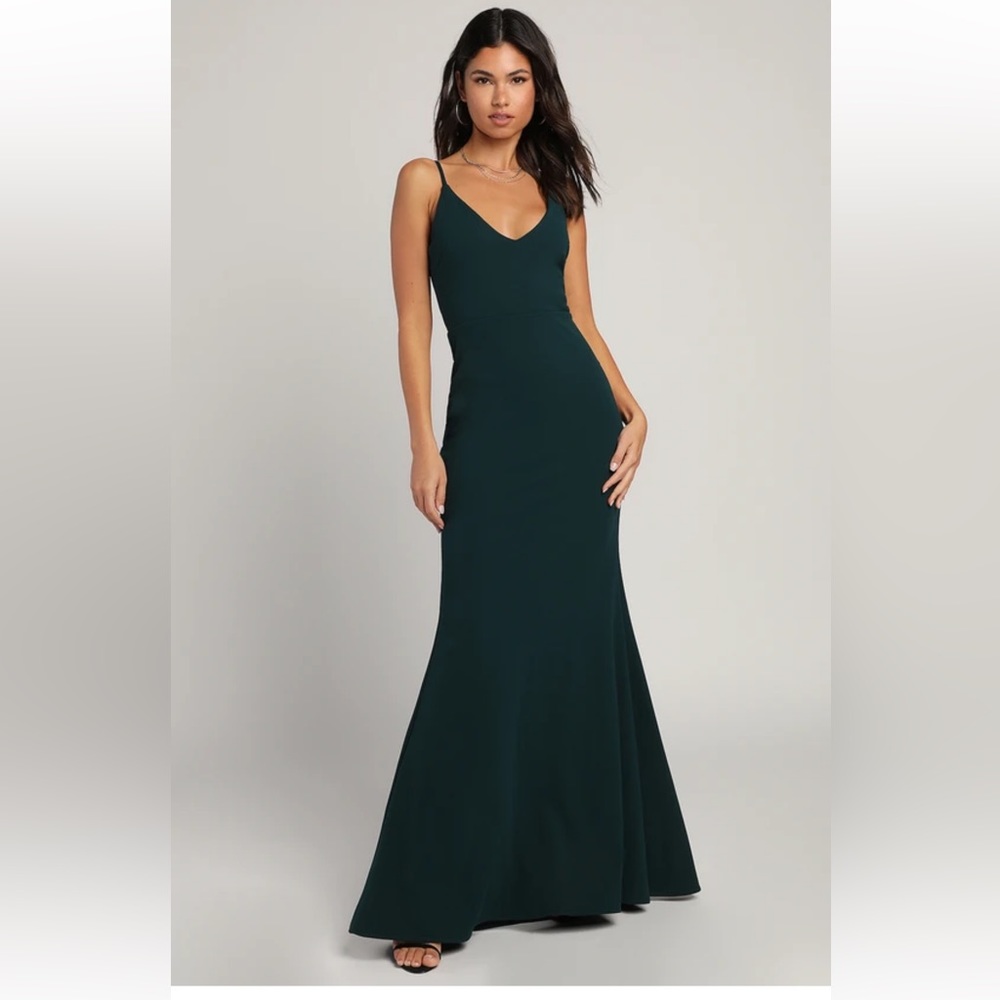 Lulus Green Maxi Dress